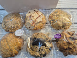 *[BakingLaLa] Scone Set 6 Pieces (Pecan, Butter, Feta Cheese, Oreo, Nutella, Choco Bang Cookie)