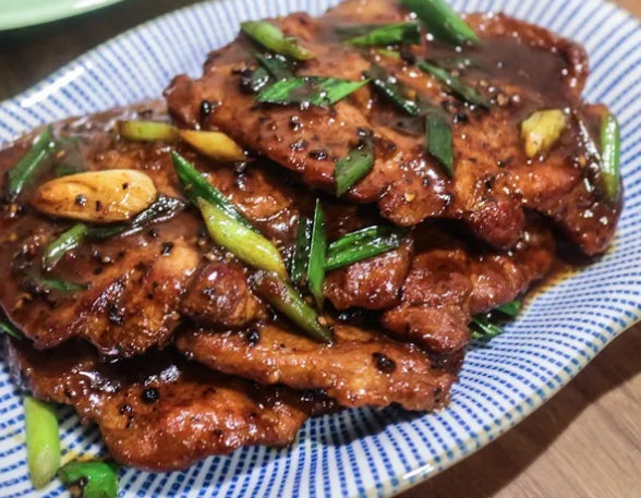 [Sauce Man] Sườn heo với sốt tiêu đen (1LB)