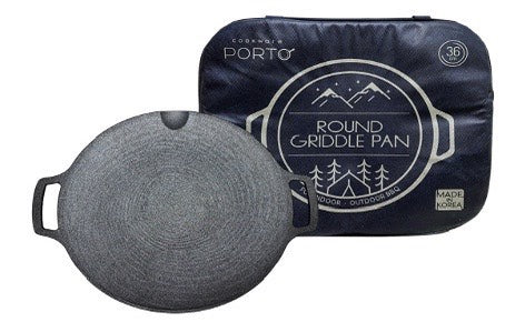 *[Camping Supplies] Round Grill Pan (Includes Pouch)*