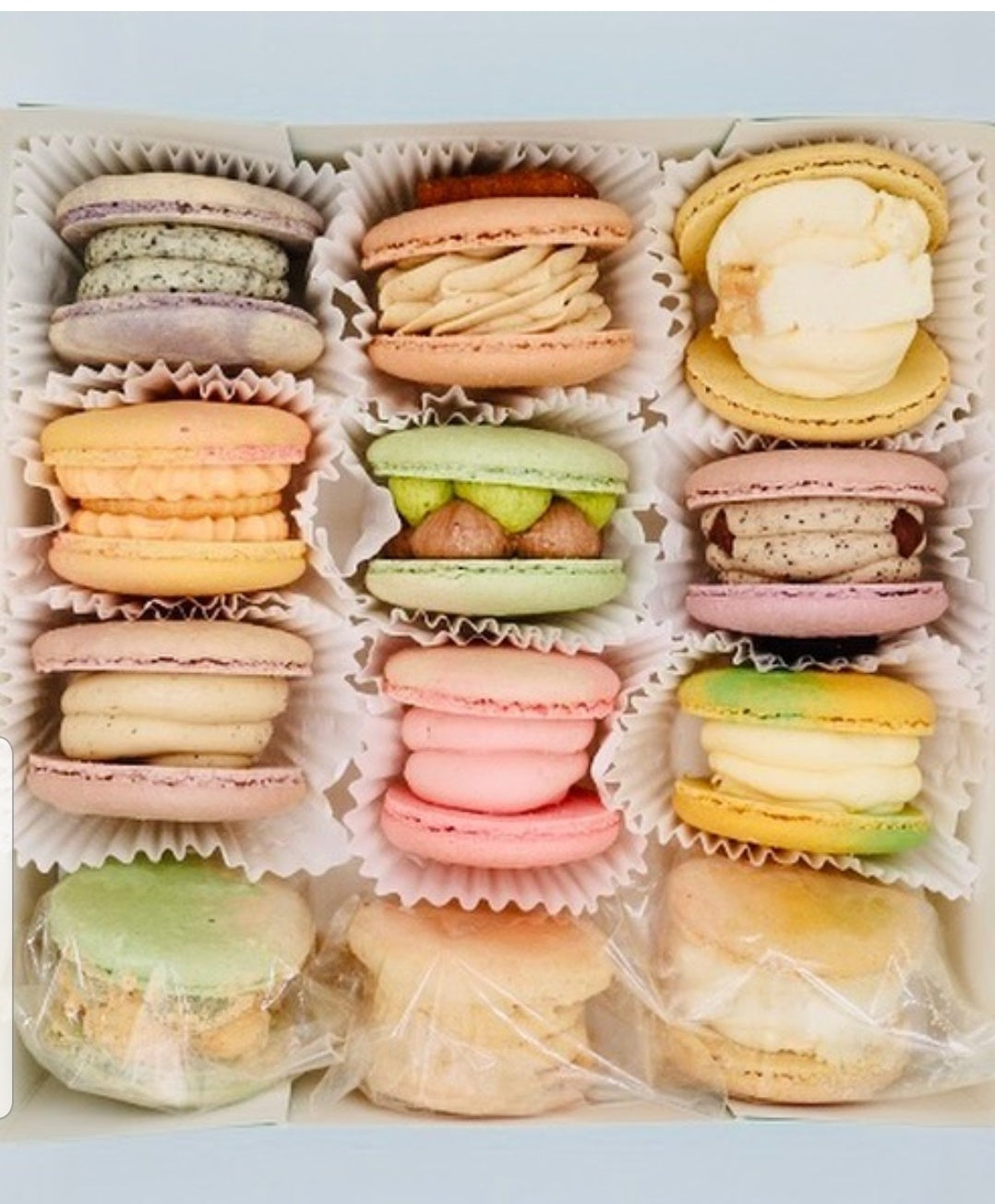 [BakingLaLa] Ddaungcaron 6 Pieces (Strawberry, Earl Grey, Injeolmi, Green Tea Chocolate, Potato Cheese, Pig Bar)