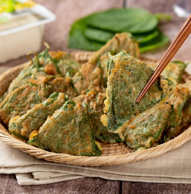 [YUM YUM] Perilla Leaf Pancakes (12pcs)