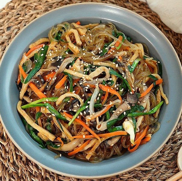 [YUM YUM] Chive Fish Cake Japchae (2-3 servings)