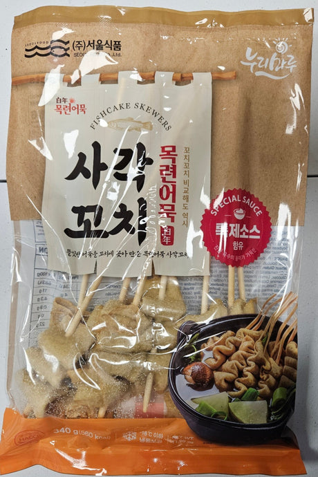 [목련] 꼬치어묵 (사각, 340g)