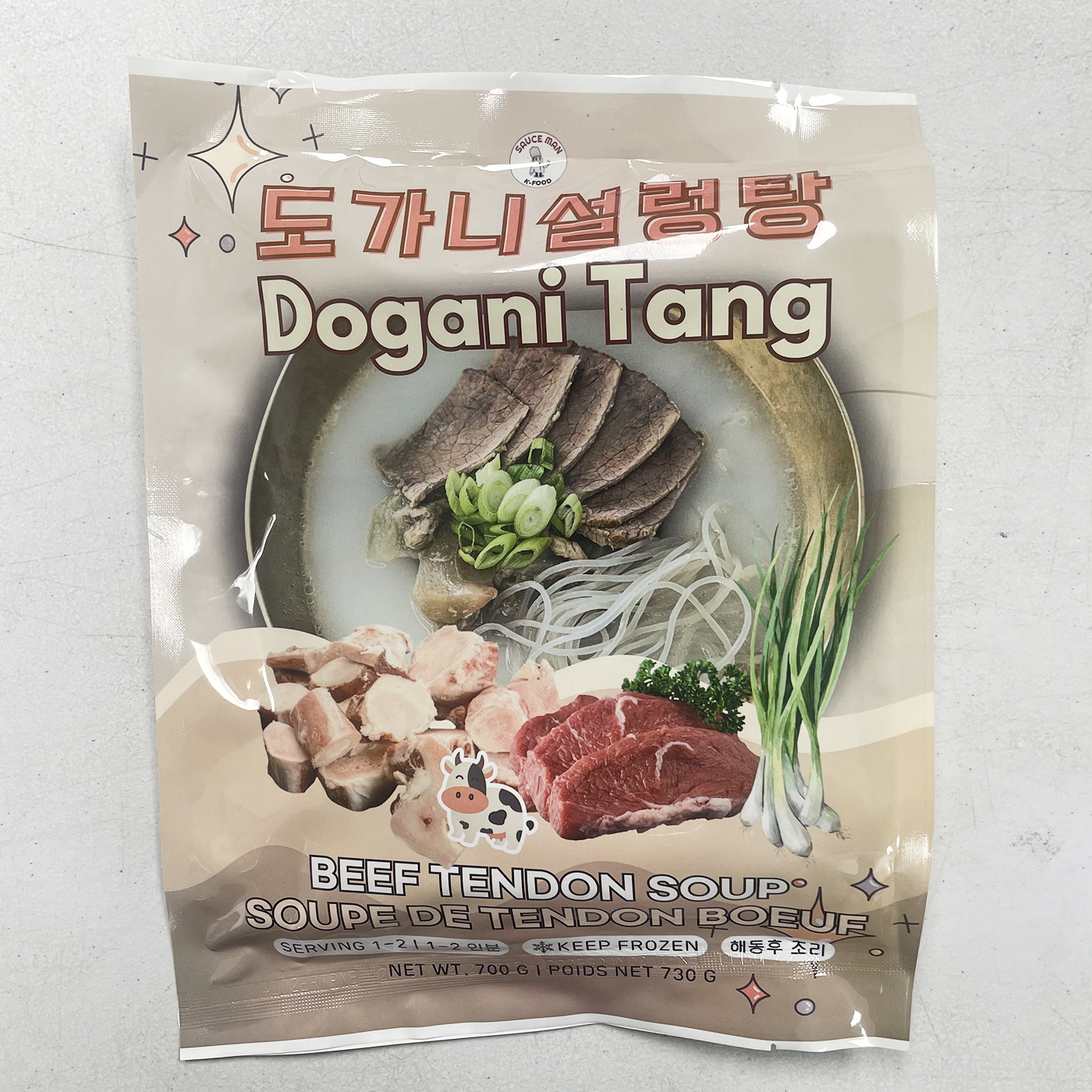 도가니탕 설렁탕 (730g, 1-2인분)