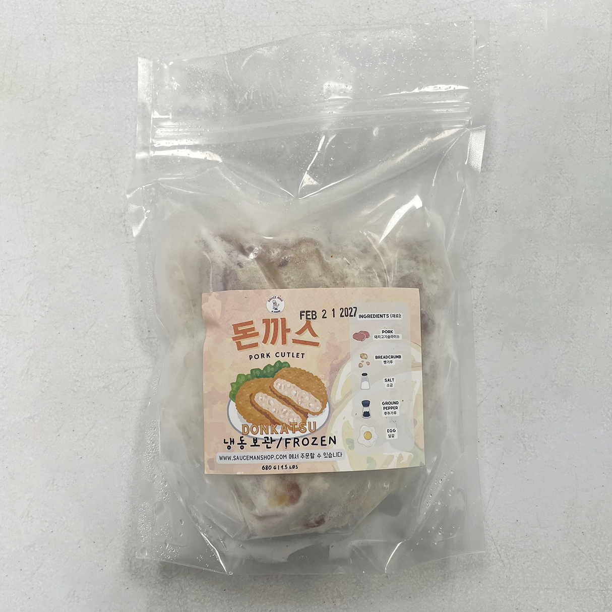 [Sauce Man] Thịt heo chiên xù (khoảng 1LB)