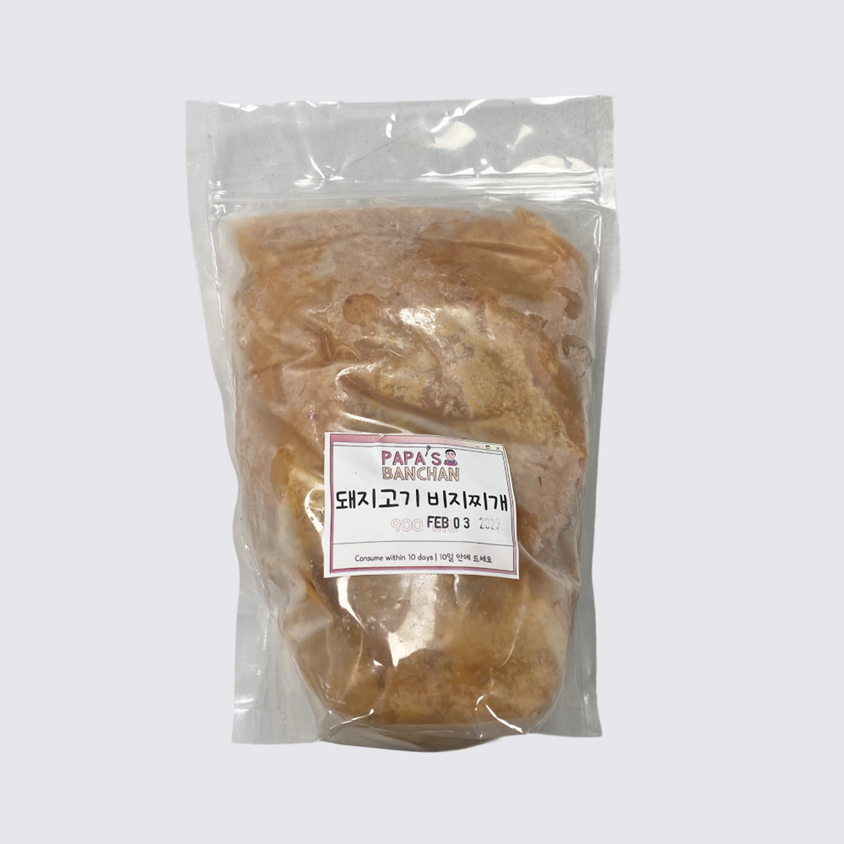 [파파스] 돼지고기 김치 비지찌개 (900ML)