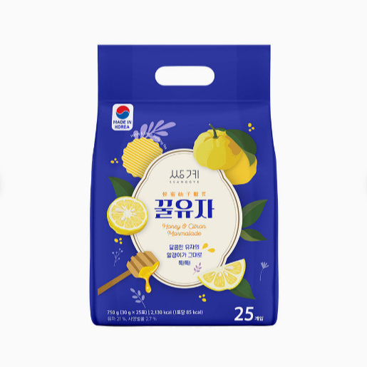 *[Ssanggyemyeong Tea] Sparkling Honey Citron (25 packets)*