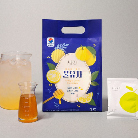 *[Ssanggyemyeong Tea] Sparkling Honey Citron (25 packets)*