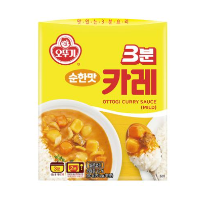 *[오뚜기] 3분카레 (순한맛, 200g) 2개