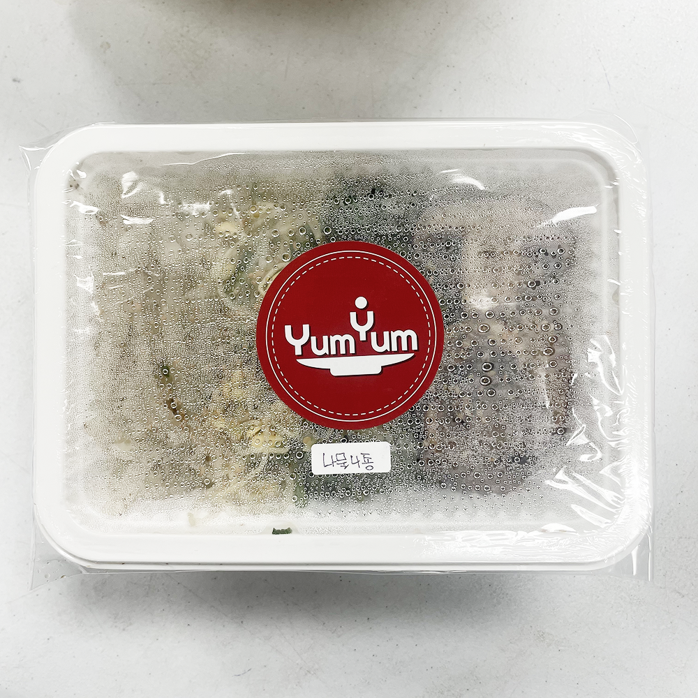 4 Types Of Namul (Spinach, Bean Sprouts, Mushrooms, Radish Namul / Refrigerated)