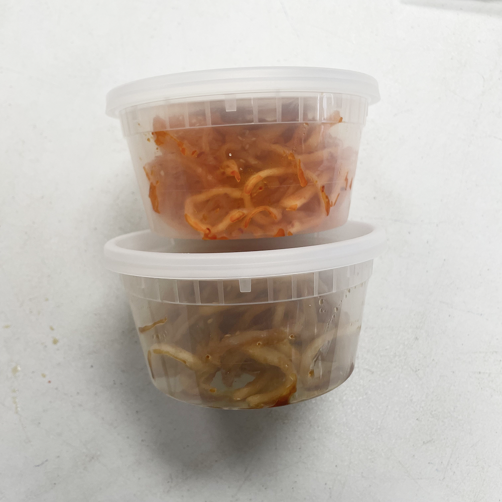 Stir-Fried Dried Squid 2 Types (Soy Sauce/Spicy) (Approx. 100g Each)