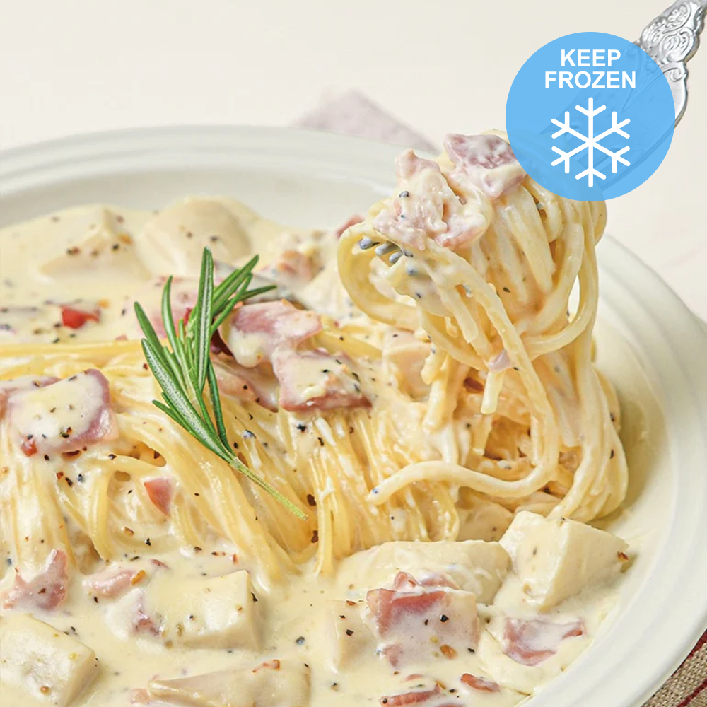 [The Babs Kitchen] Bacon Carbonara (1 serving)