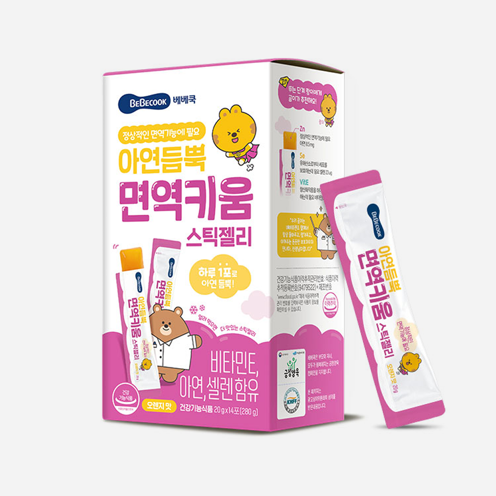 아연듬뿍 면역키움 스틱젤리 (20g x 14포)