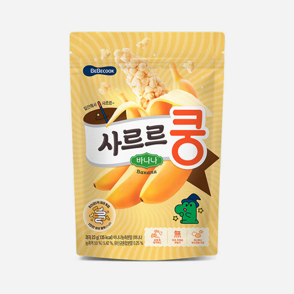 *[Bebecook] Sarehreh Kung Snacks Banana (23g)*