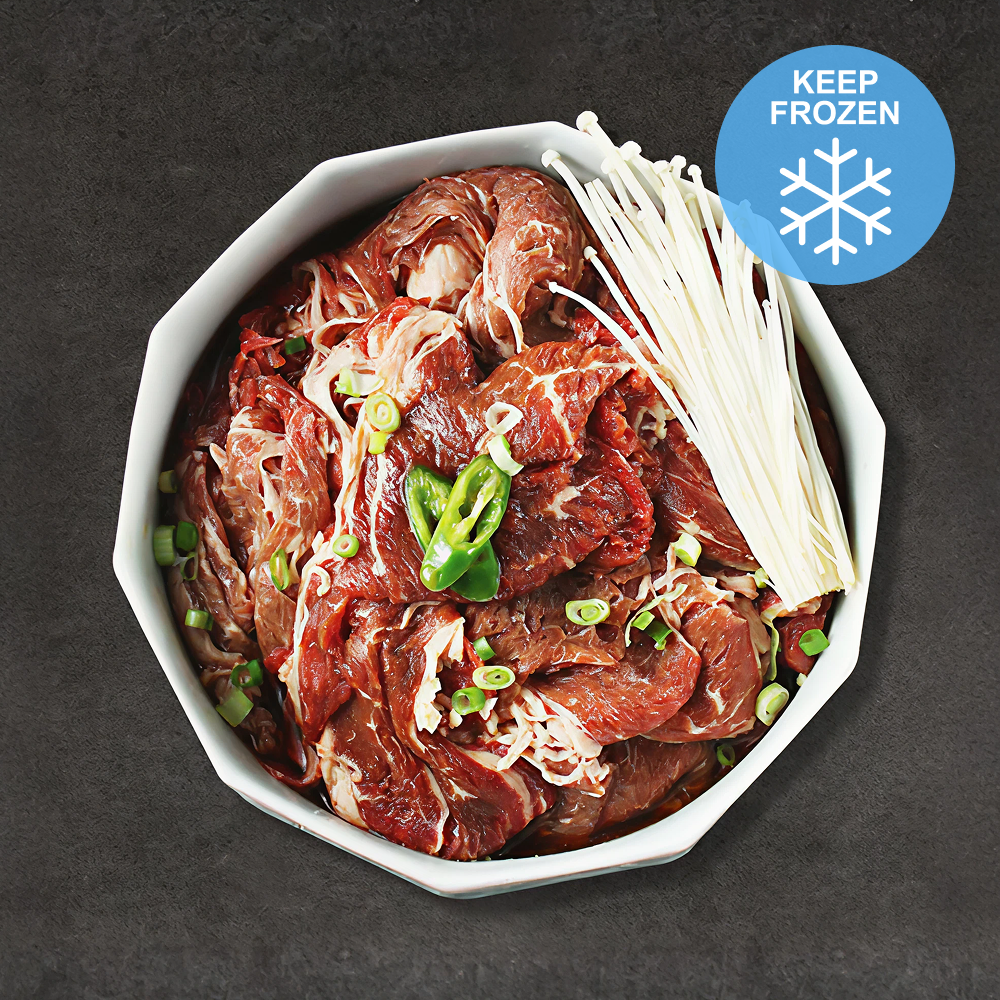 [CHOWON] Thịt bò bulgogi ướp gia vị (1.5LB)