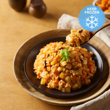 (1+1  특가) [홈스랑] 볶은 깍두기 비빔밥 (220g, 1인분)