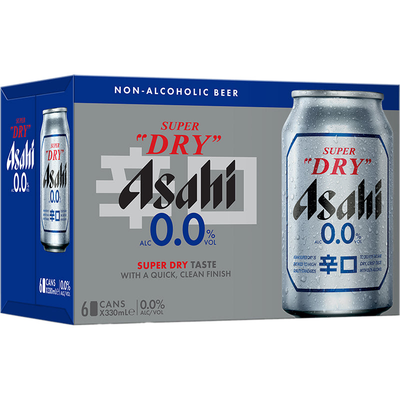 *[Asahi] Super Dry Non-Alcohol Beer (330ml*6)