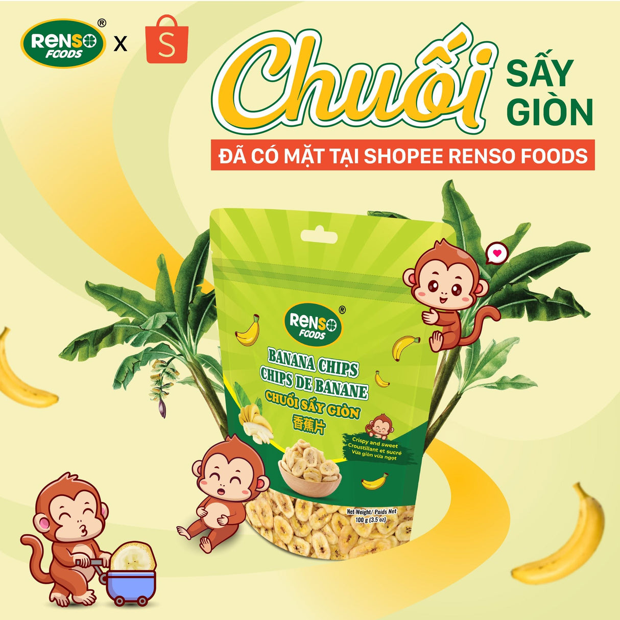바나나칩 (100g)