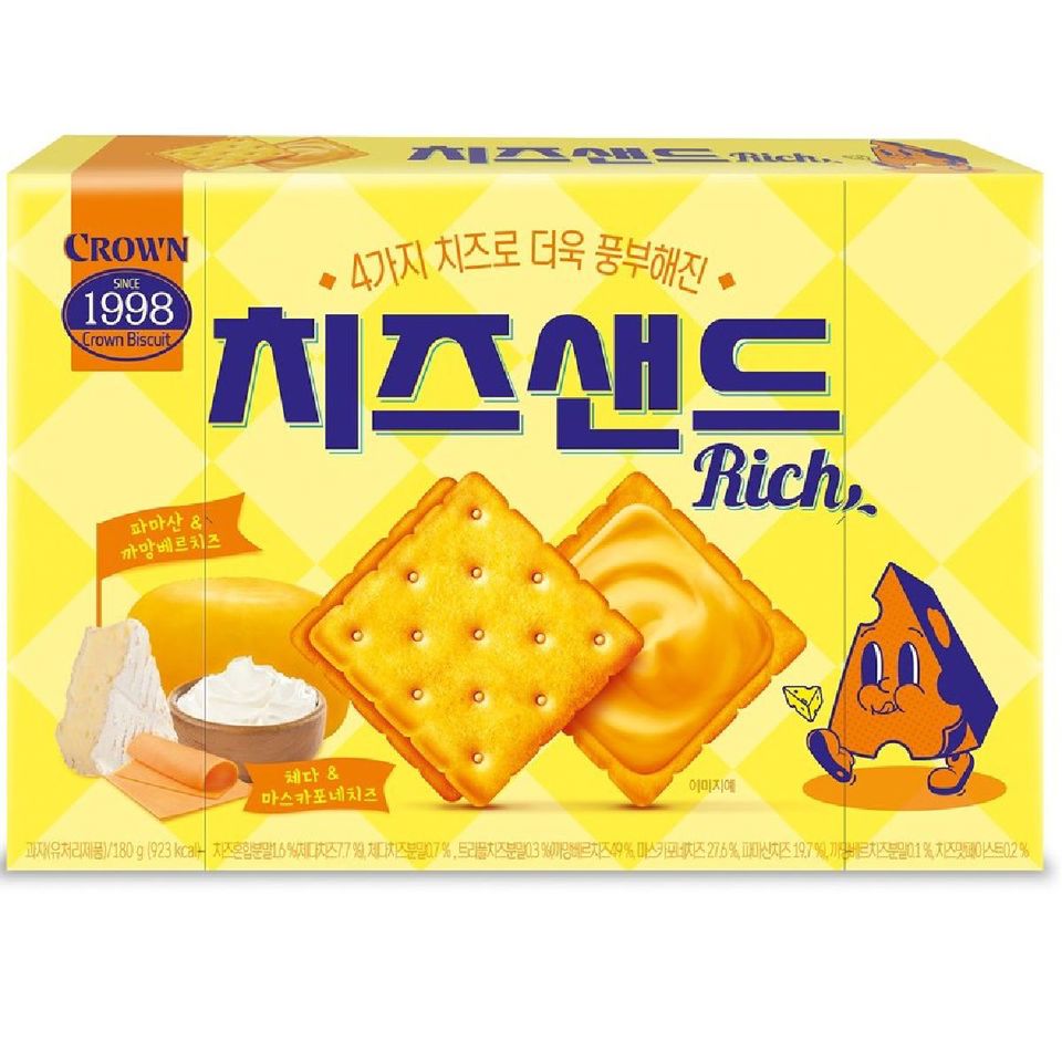 *[크라운] 치즈샌드 (180g)