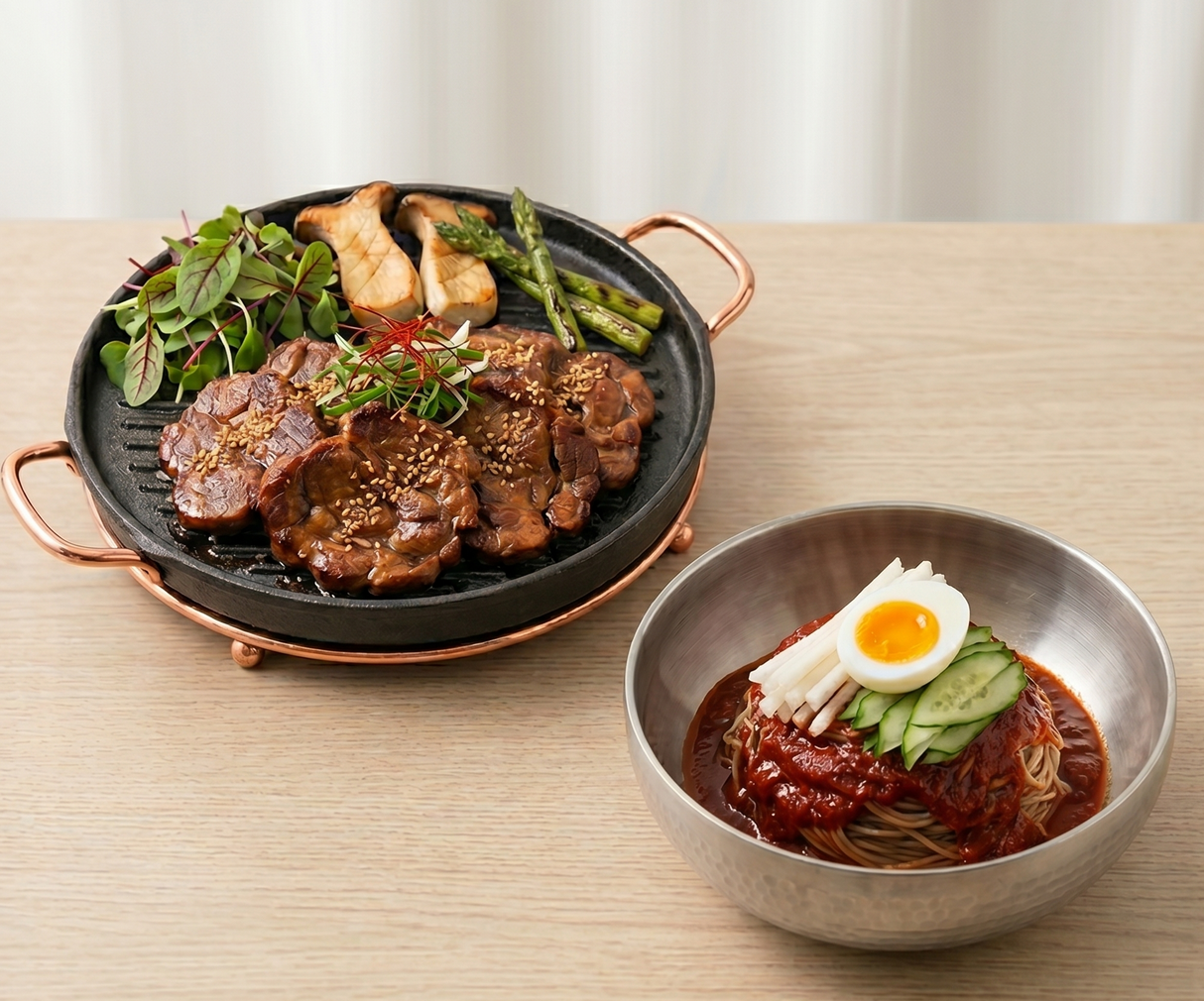 [Scent Of Salt] Sườn nướng BBQ 500g & mì lạnh trộn 2 phần
