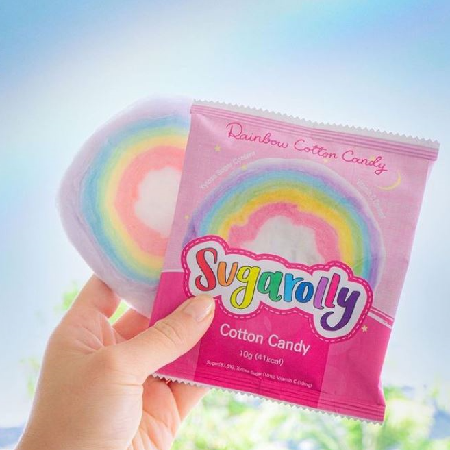 *[Sugar Rollie] Sugar Rolly Cotton Candy 1box (10gx10ea)