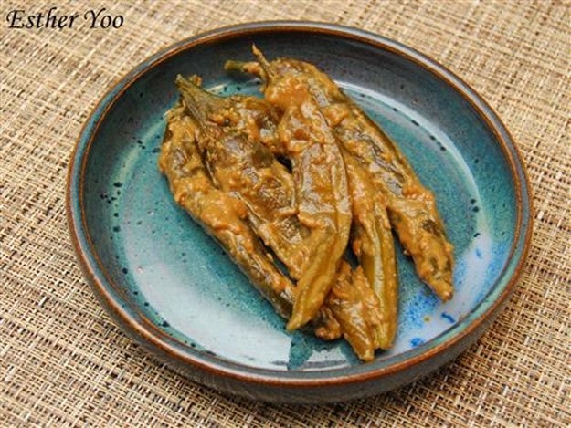 [JINSOLMI] Soybean Paste Pickled Peppers (1kg)