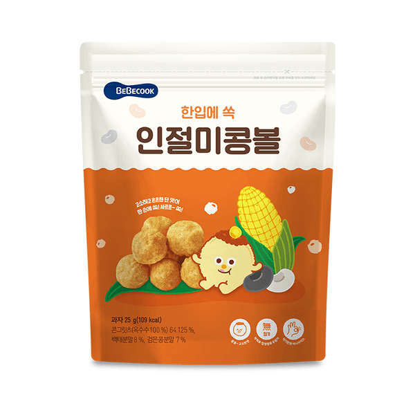 [베베쿡] 한입에 쏙 인절미콩볼 (25g)