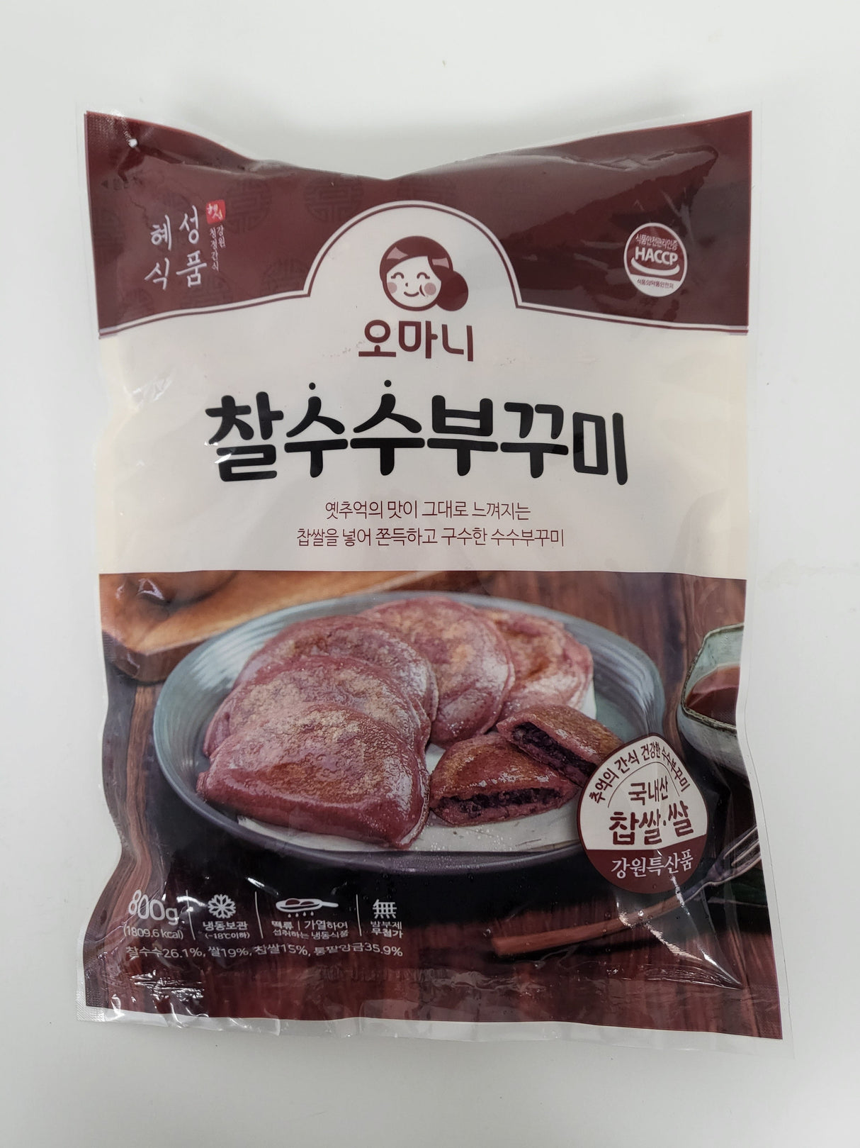 [혜성식품] 오마니 찰수수 부꾸미 (800g)